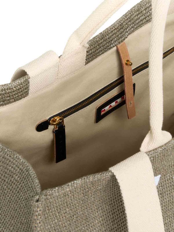 Marni buy online Shopper - Hellgrau