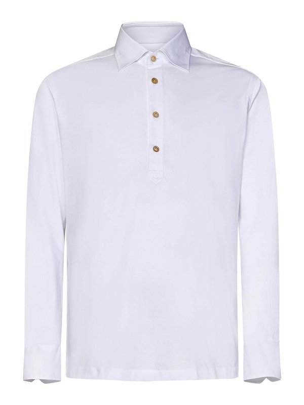 KITON: Polos - Polo - Blanco