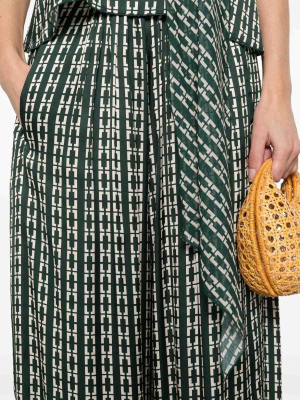 The Best Shops FORTE FORTE: Trousers Shorts - Chaonette Relaxed Pants