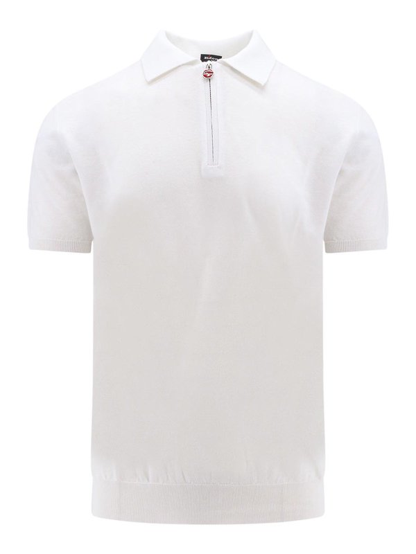 KITON: Polos - Polo - Blanco