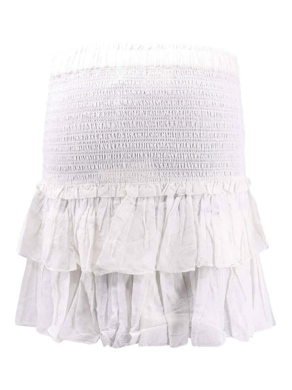 Isabel Marant Etoile: ニーレングススカート＆ミディ丈 online - 膝丈/ミディスカート - 白