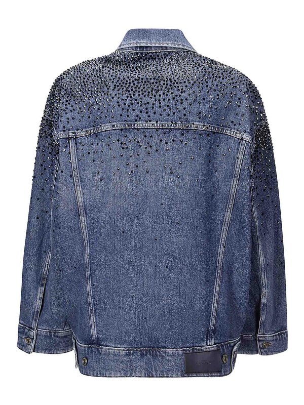 7 FOR ALL MANKIND: casual jackets online - Oli Trucker Candy With Faded Crystals