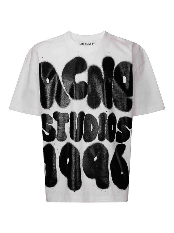 Acne Studios: Camisetas - Camiseta - Beis