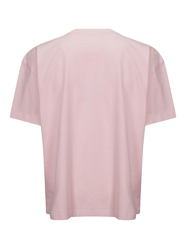 Acne Studios: Tシャツ online - Tシャツ - ヌードカラー
