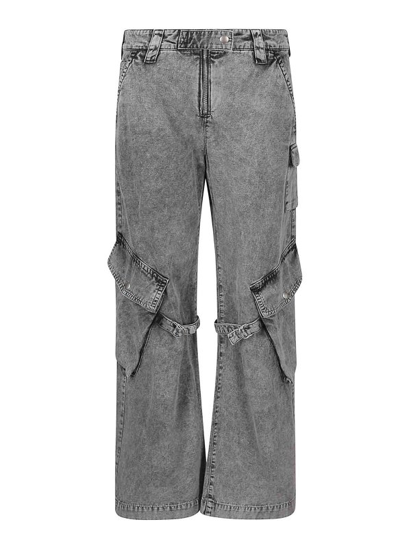 Acne Studios: Casual Hosen - Casual Hose - Dunkelgrau