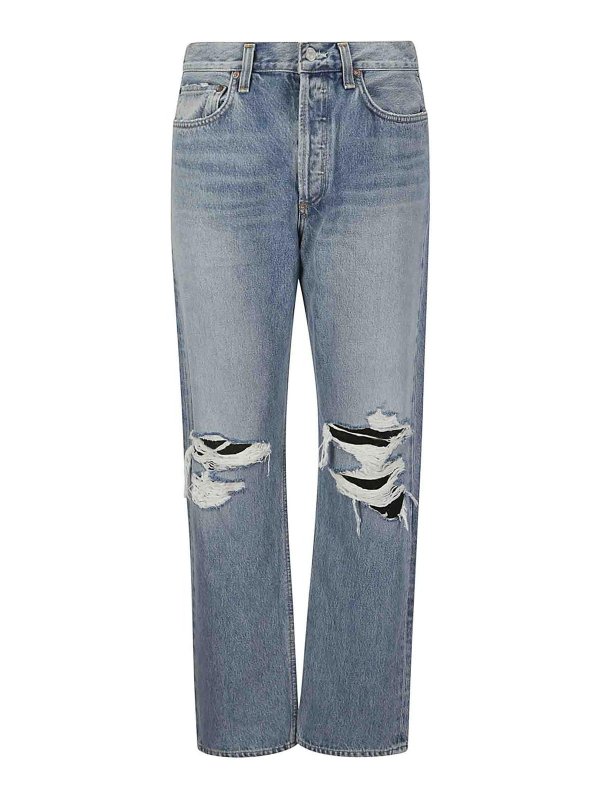 AGOLDE: Jeans évasés - Jean Bootcut - Bleu