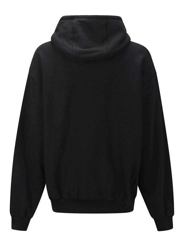 BILLIONAIRE: Sweatshirts & Sweaters online - Oversized Arch Logo Popover Hood