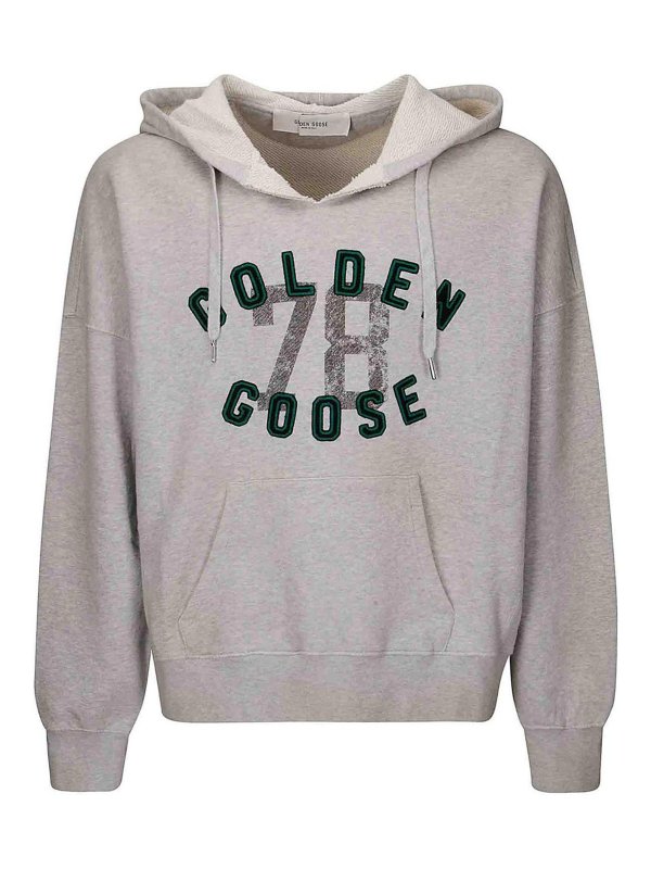 GOLDEN GOOSE: Sweatshirts & Pulls - Sweat-Shirts - Gris