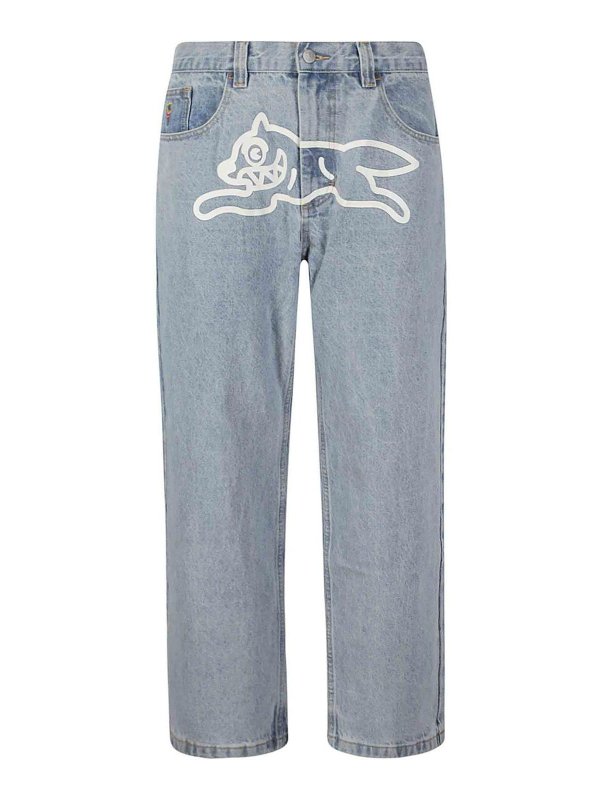 ICECREAM: bootcut jeans - Running Dog Double Scoop Denim Pant