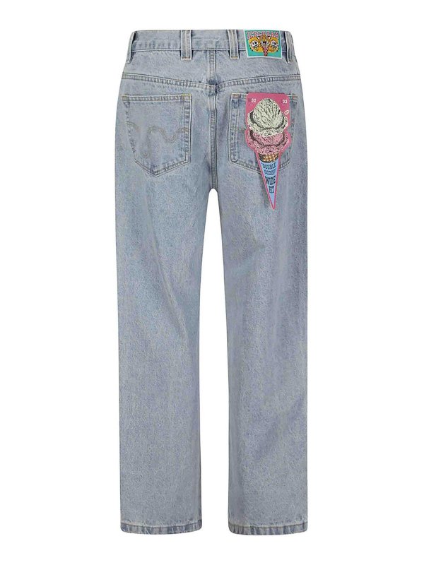 ICECREAM: bootcut jeans online - Running Dog Double Scoop Denim Pant