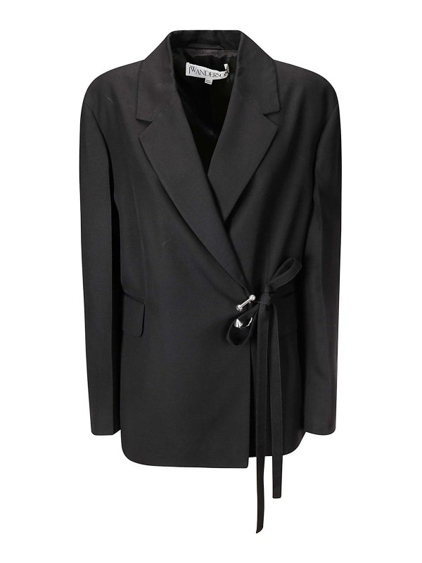 J.W. ANDERSON: casual jackets - Tailored Wrap Jacket