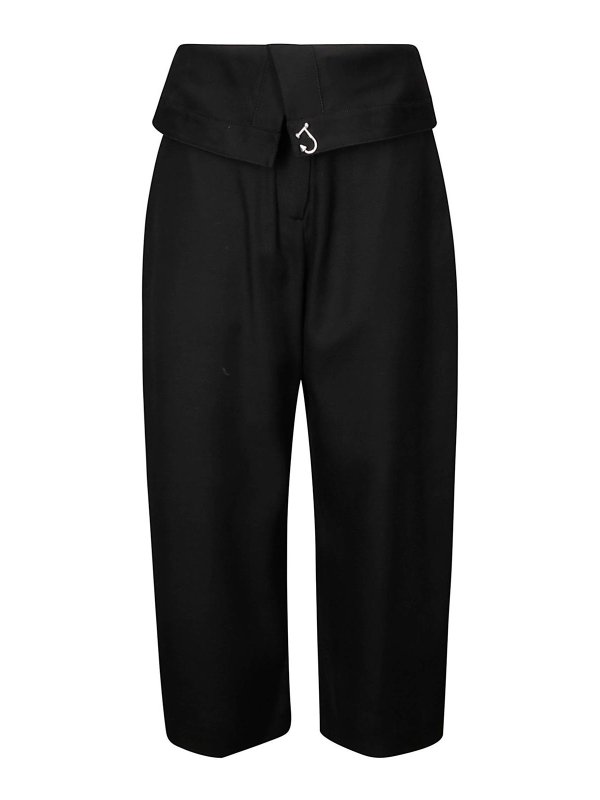 J.W. ANDERSON: Trousers Shorts - Fold Over Trousers