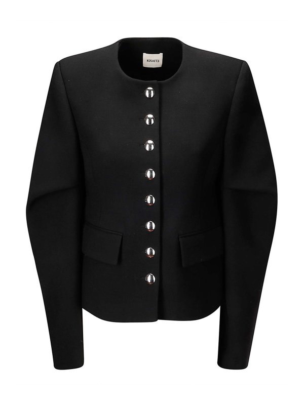 KHAITE: Vestes casuals - Veste Casual - Noir