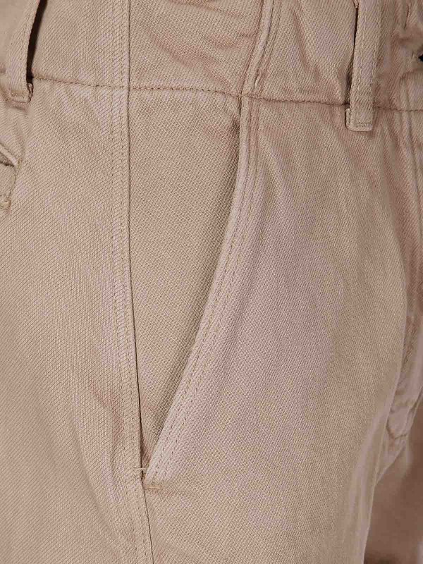 The Best Shops STUDIO NICHOLSON: Trousers Shorts - Denim - Rounded Leg Twist Seam Pant