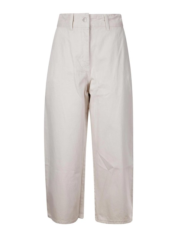 STUDIO NICHOLSON: Casual Hosen - Shorts - Silber