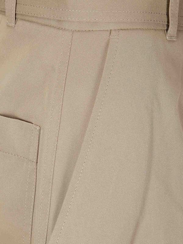 The Best Shops STUDIO NICHOLSON: Trousers Shorts - Pants - Belted Round Leg Pant