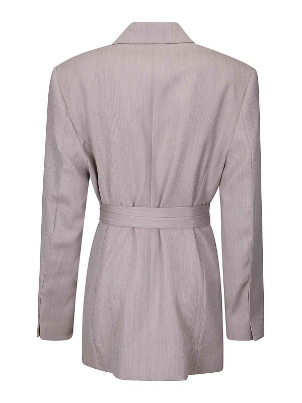 VICTORIA BECKHAM: casual jackets online - Belted Jacket