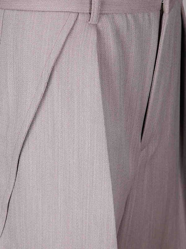 The Best Shops VICTORIA BECKHAM: Shorts - Shorts - Gris Claro