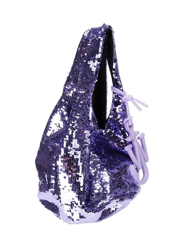 J.W. ANDERSON: totes bags online - Mini Sequin Shopper