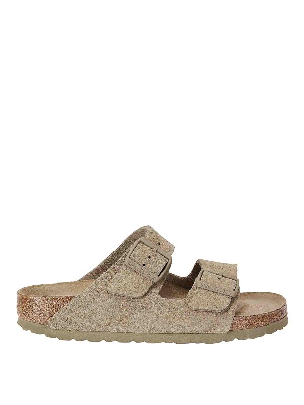 BIRKENSTOCK: Zapatos chinelas - Chinelas - Rojo