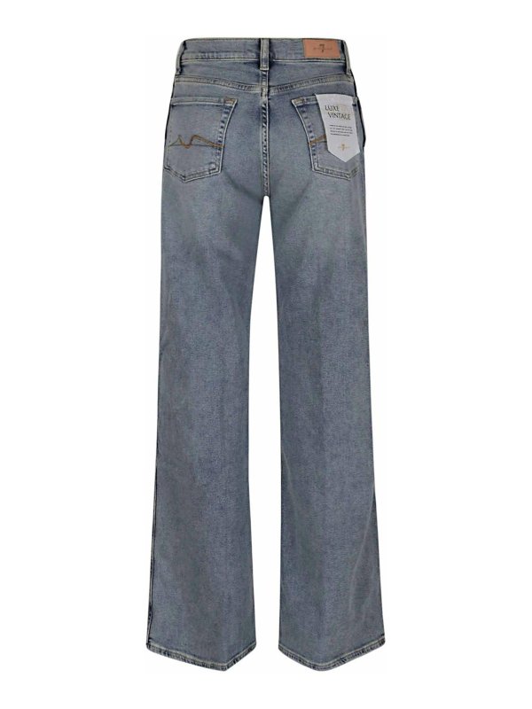 7 FOR ALL MANKIND: ストレートジーンズ online - ストレートジーンズ - ブルー