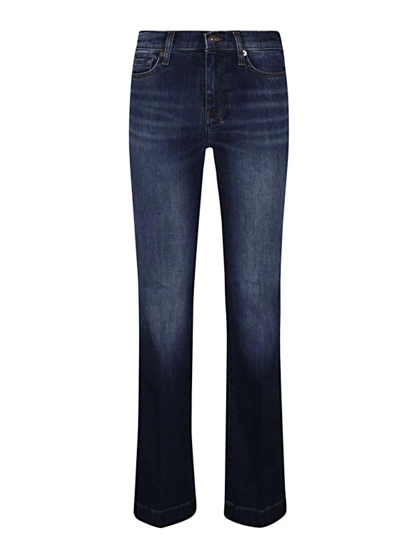 7 FOR ALL MANKIND: straight leg jeans - Dojo Gran Canyon