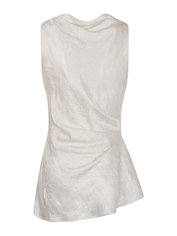 ALEXANDER MCQUEEN: Tops & Débardeurs online - Top - Argent