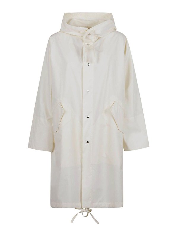 JIL SANDER: Parkas - Parka - Blanc