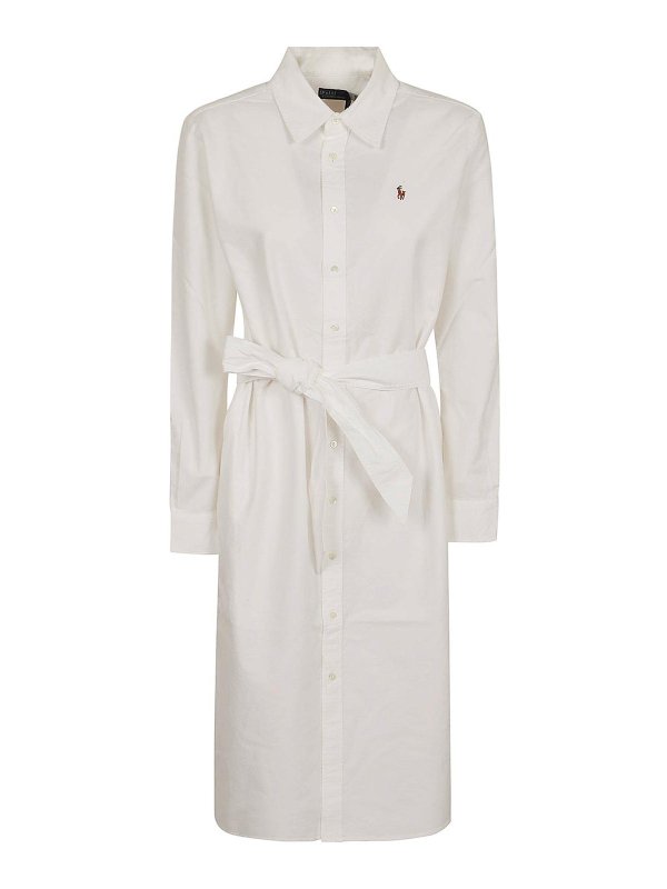 POLO RALPH LAUREN: マキシドレス - マキシドレス - 白