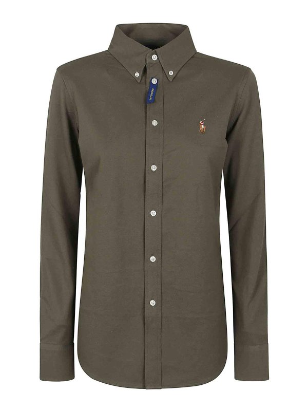 POLO RALPH LAUREN: シャツ - シャツ - 緑