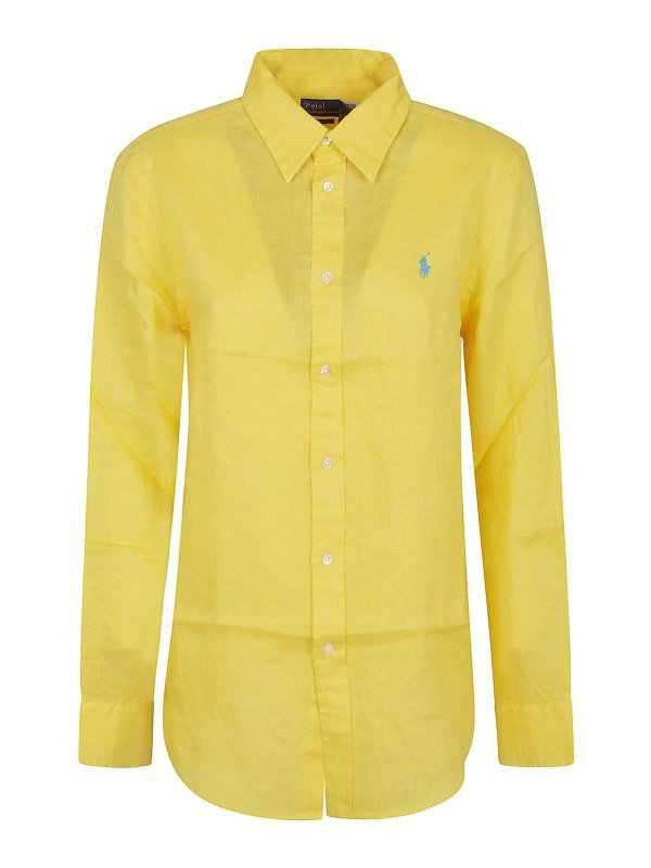 POLO RALPH LAUREN: シャツ - シャツ - イエロー