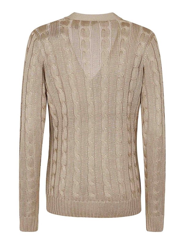 POLO RALPH LAUREN: Cardigans online - Cardigan - Beige