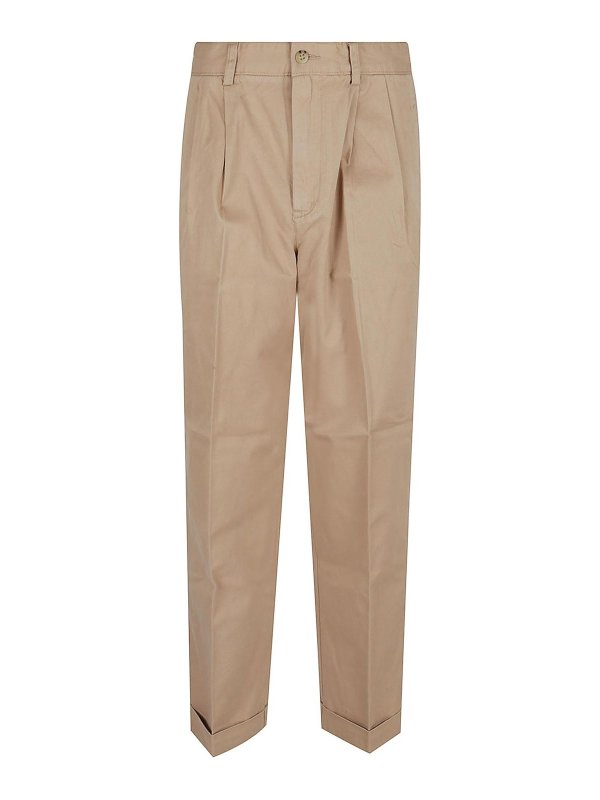 POLO RALPH LAUREN: pantaloni casual - Rlxd Chino a pieghe a tutta lunghezza