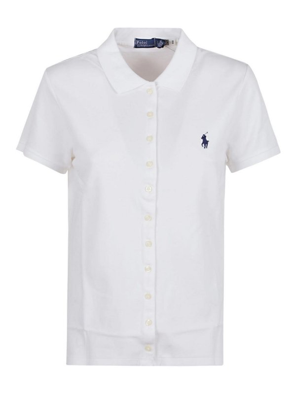 POLO RALPH LAUREN: Hemden - Hemd - Weiß
