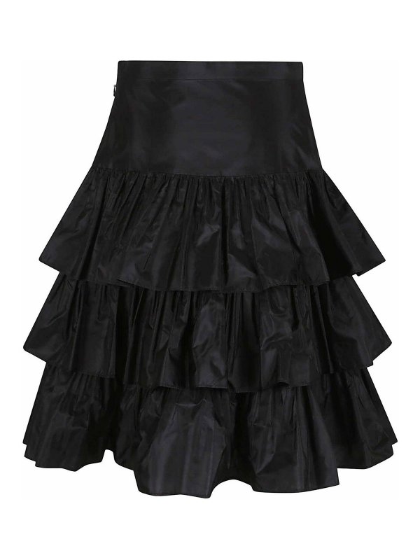 VALENTINO GARAVANI: ニーレングススカート＆ミディ丈 online - 膝丈/ミディスカート - 黒