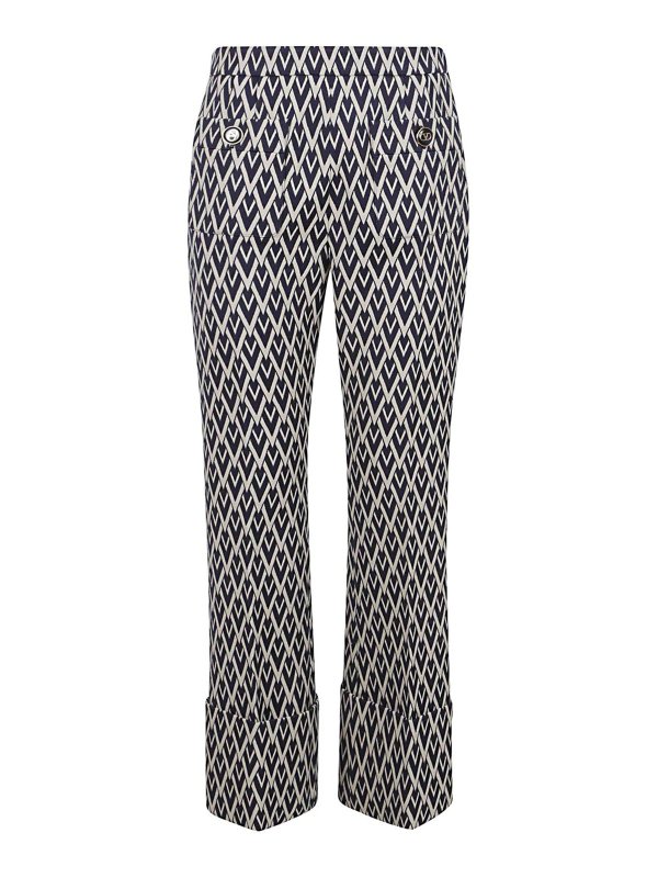 VALENTINO GARAVANI: カジュアルトラウザー - カジュアルパンツ - クリーム