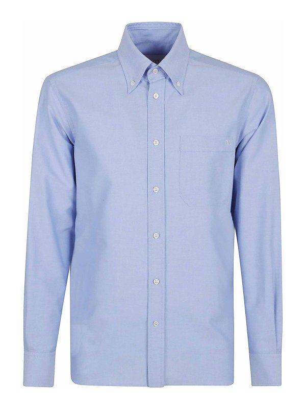 VALENTINO GARAVANI: シャツ - シャツ - ライトブルー
