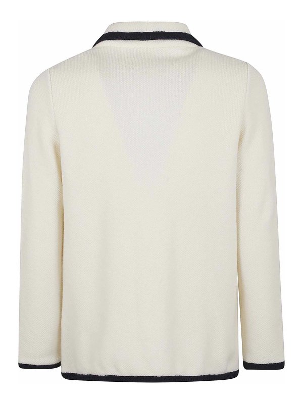 VALENTINO GARAVANI: Escotes barcos online - Suéter Con Escote Barco - Crema