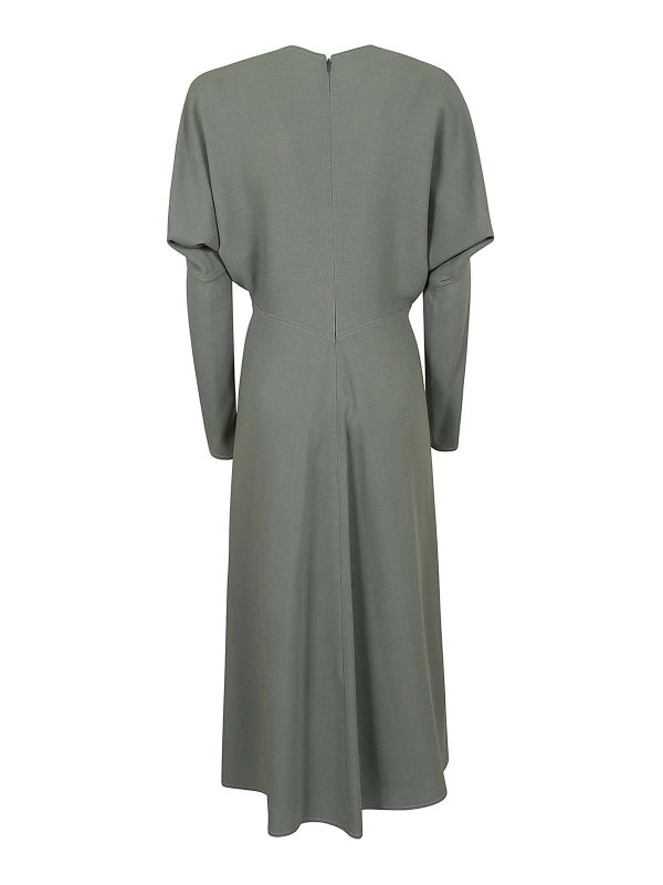 VICTORIA BECKHAM: ニーレングスドレス online - 膝丈ドレス - 緑
