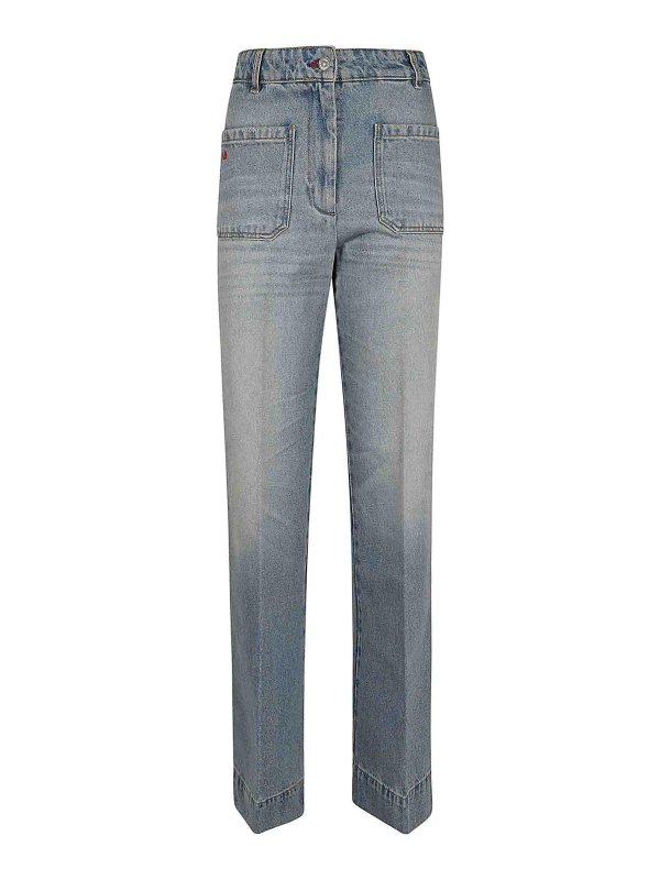 VICTORIA BECKHAM: bootcut jeans - Alina Jean
