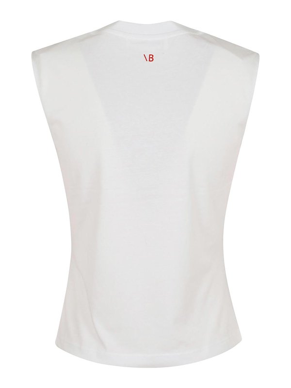 VICTORIA BECKHAM: Tops & Tank tops online - Slogan Tank