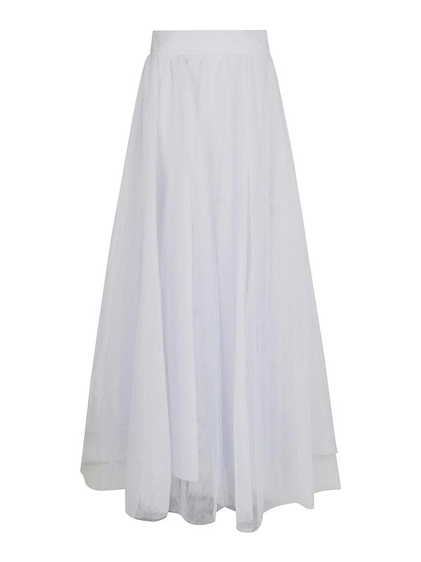 ZIMMERMANN: ニーレングススカート＆ミディ丈 - 膝丈/ミディスカート - ライトブルー