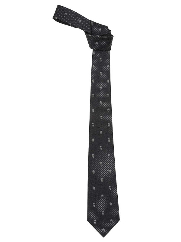 ALEXANDER MCQUEEN: Corbatas y pajaritas online - Corbata - Negro