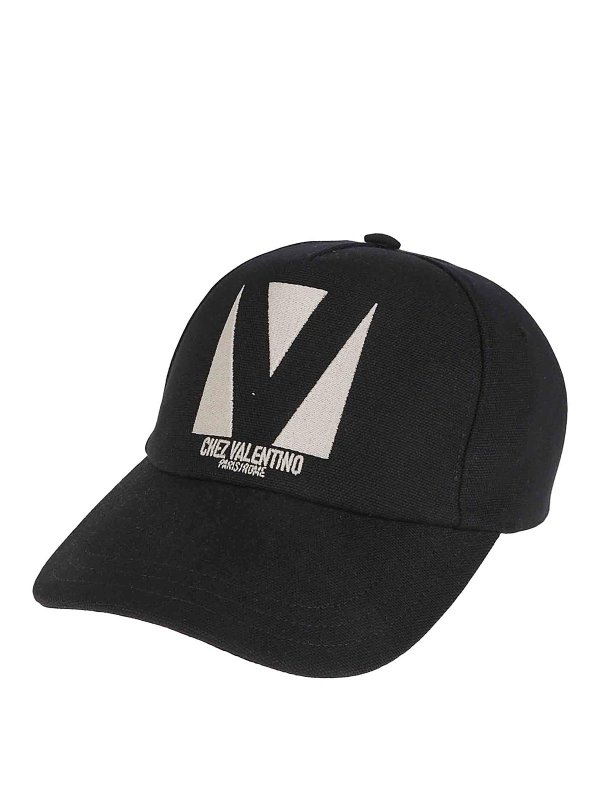 VALENTINO GARAVANI: 帽子＆キャッブ - 帽子 - 黒