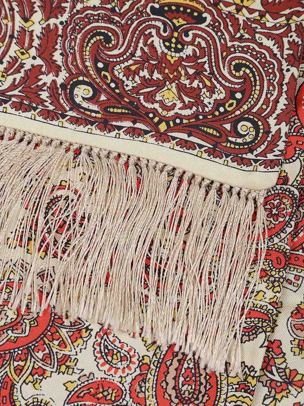 VALENTINO GARAVANI: スカーフ online - スカーフ - オレンジ