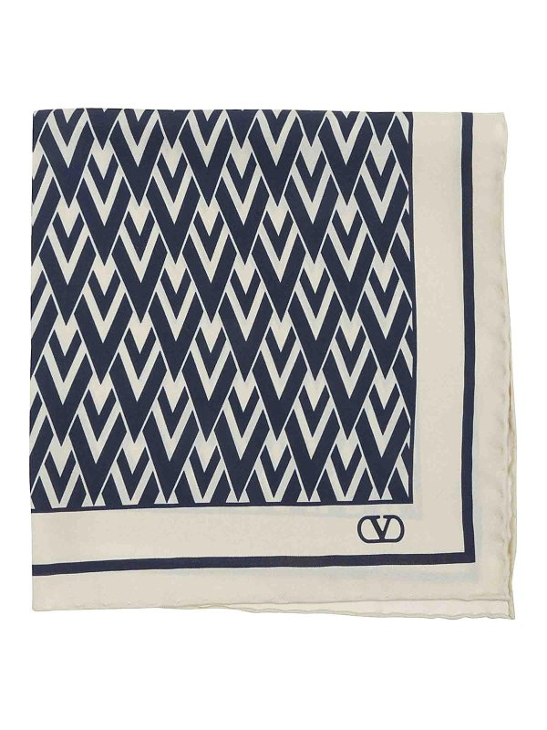 VALENTINO GARAVANI: ストール＆ショール - ストール/ショール - クリーム