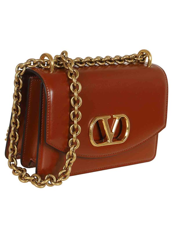 VALENTINO GARAVANI: クロスボディバッグ online - クロスボディバッグ - ベージュ