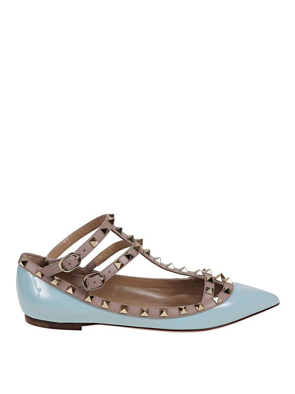 VALENTINO GARAVANI: flat shoes - Ballerina Rockstud T 05