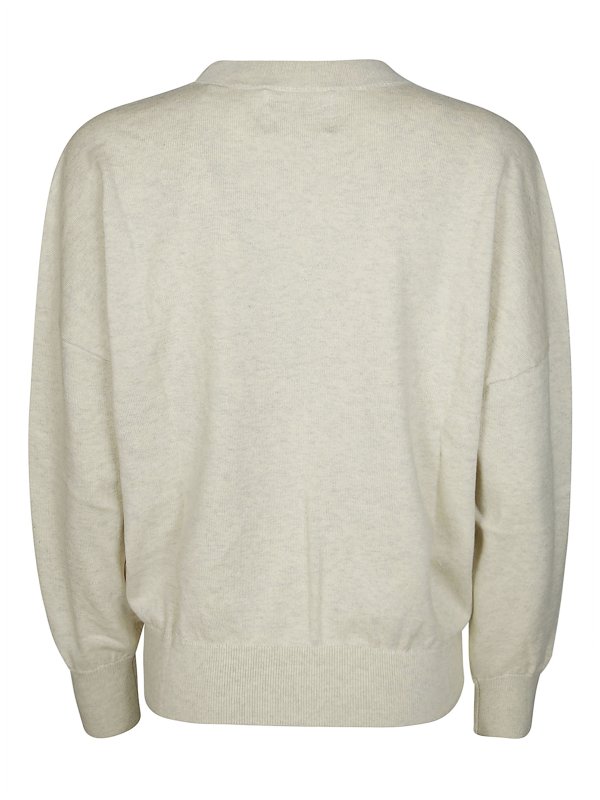 Isabel Marant Etoile: boat necks online - Crew-neck sweater with logo