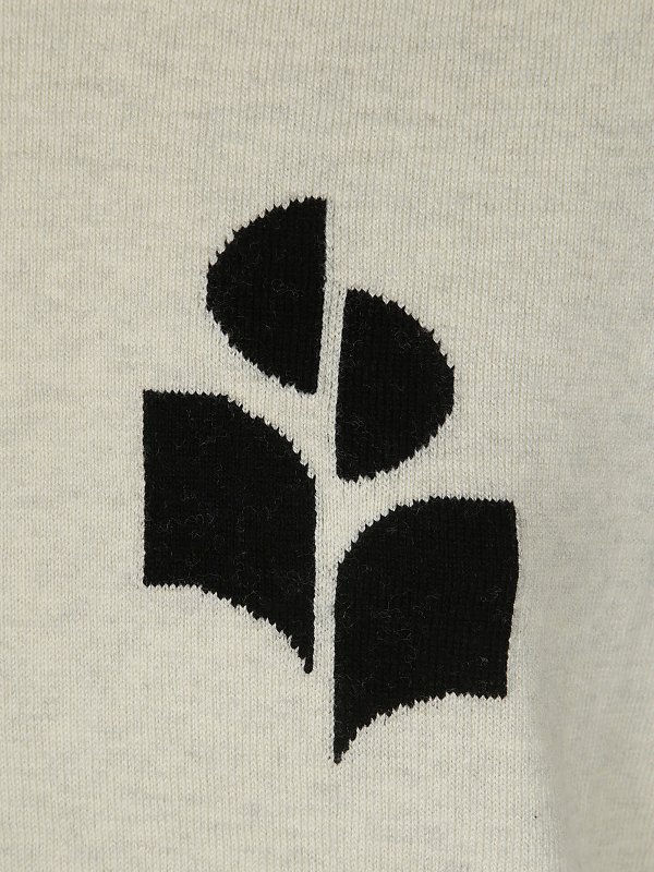 The Best Shops Isabel Marant Etoile: boat necks - Crew-neck sweater with logo